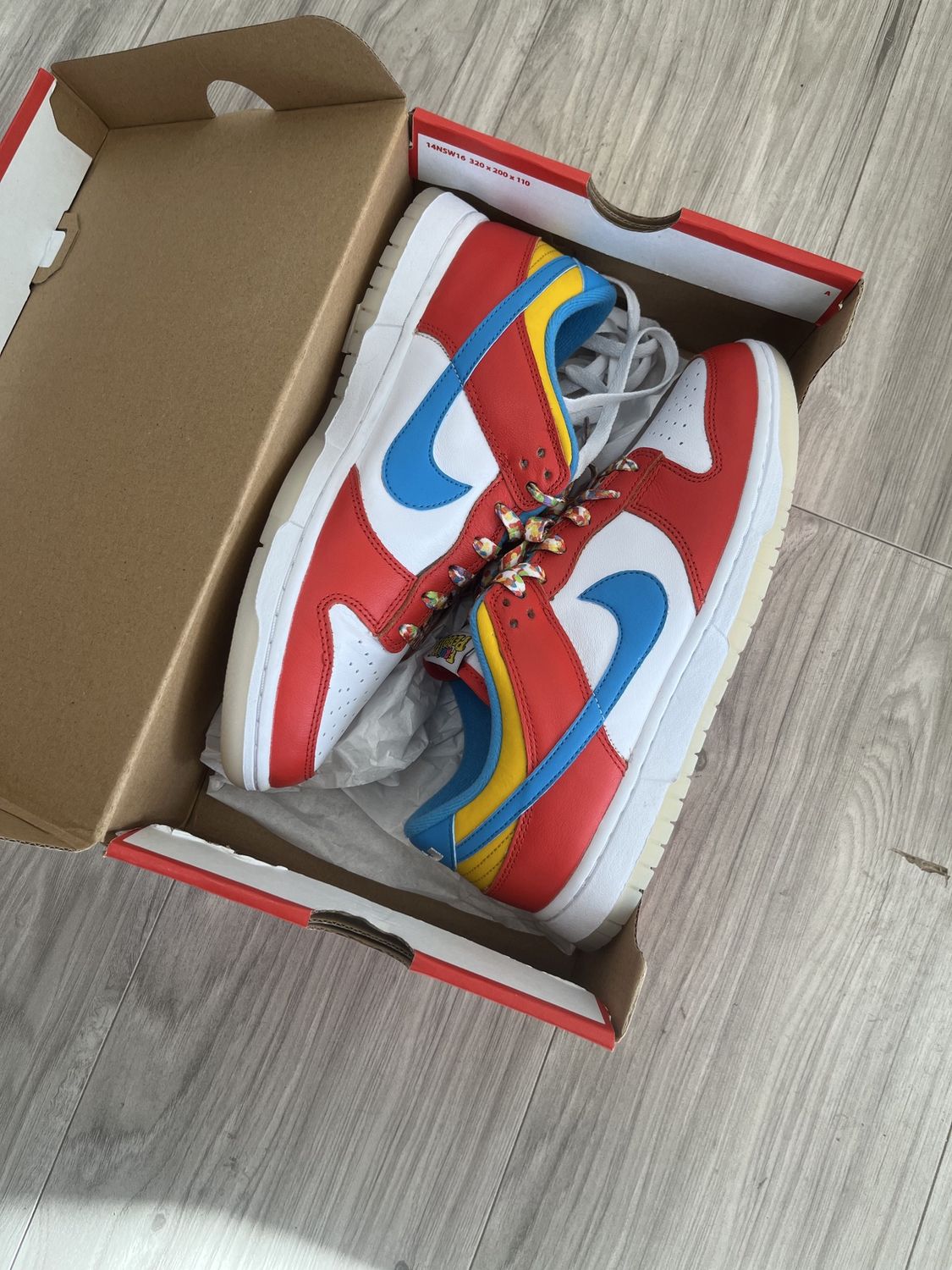 DUNK LOW LEBRON, USED: 8.5