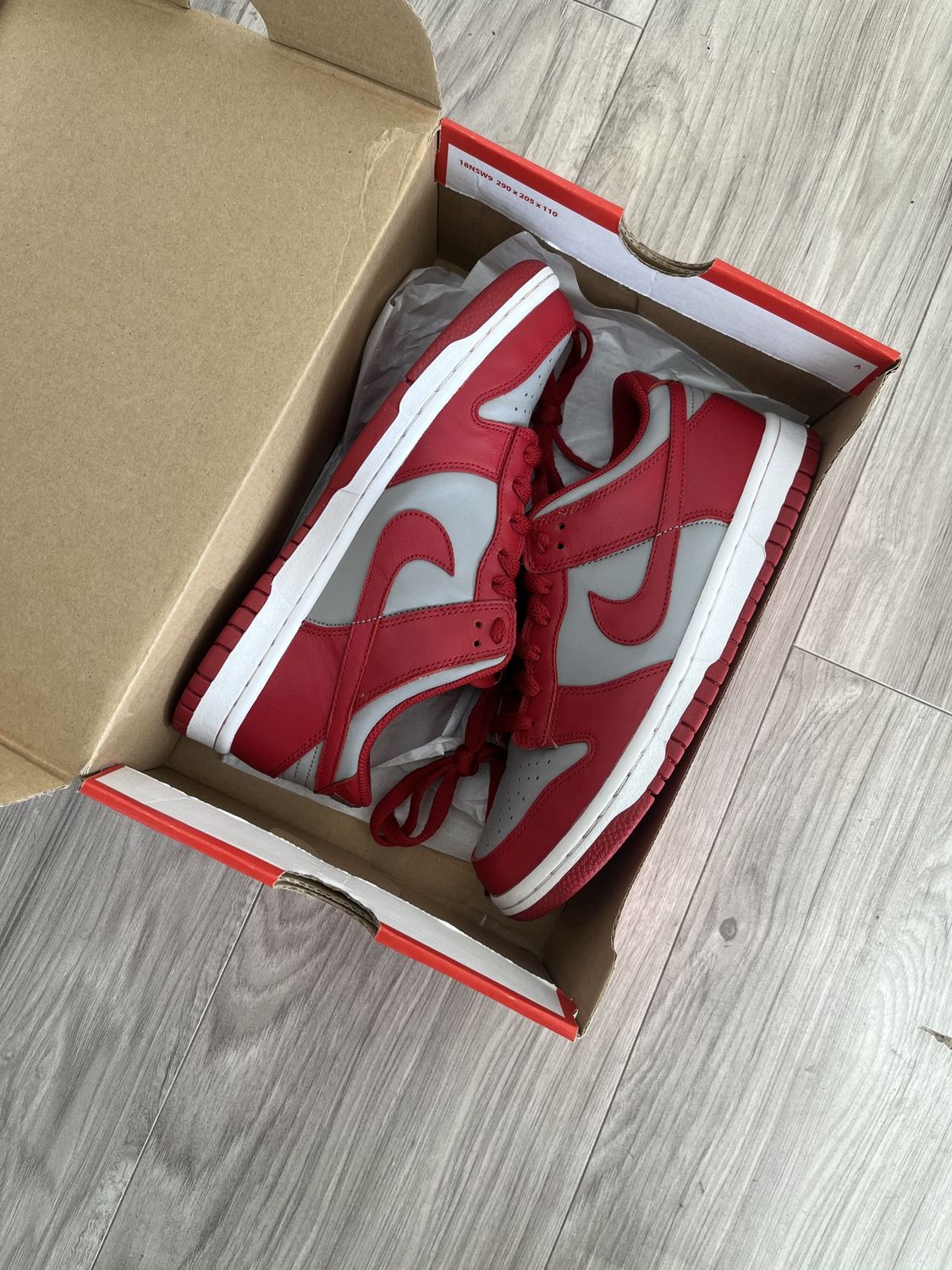 DUNK LOW UNLV, USED: 5.5Y