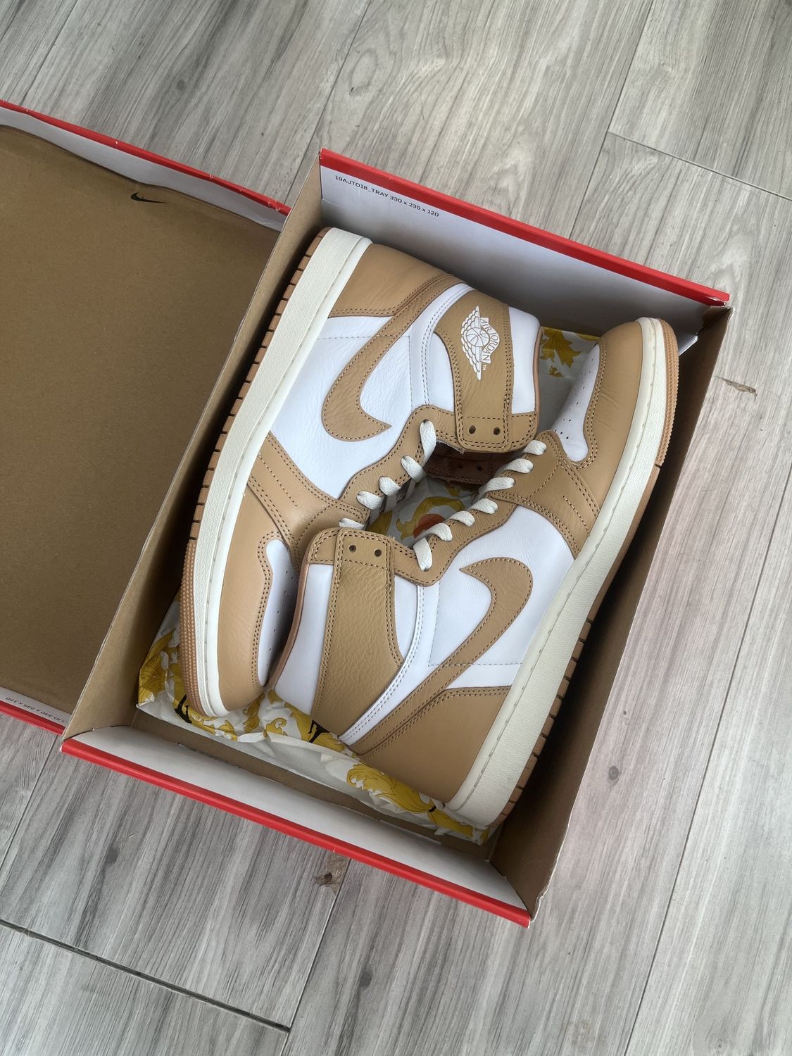 JORDAN 1 PRALINE, USED: 12W