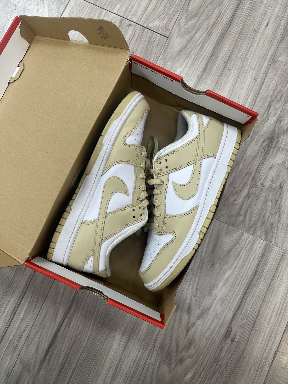 DUNK LOW TEAM GOLD, USED: 9