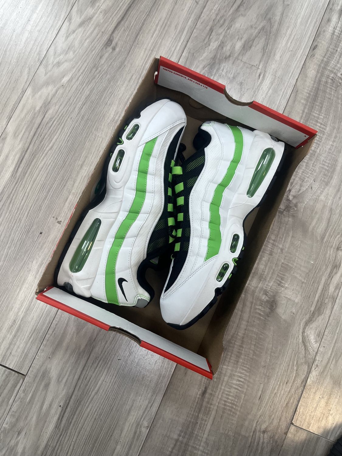 AIR MAX 97 LIME/WHT/BLK | NEW | NO LID |, NEW: 11