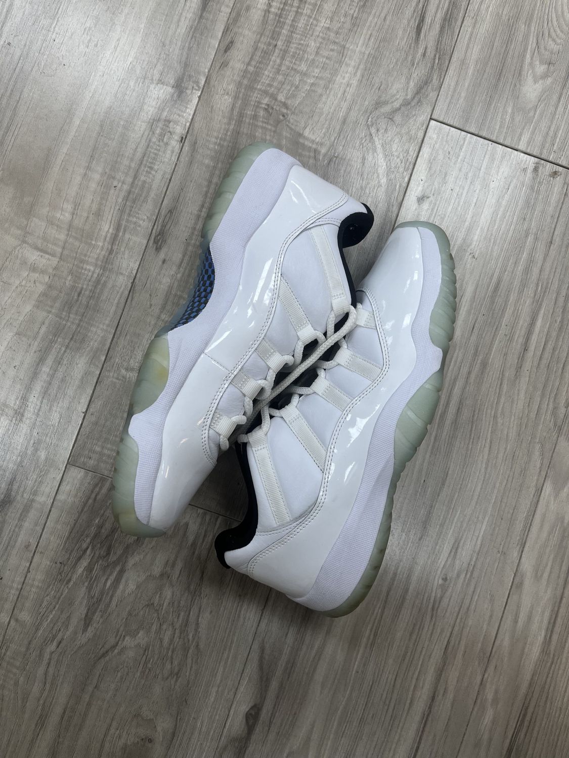 JORDAN 11 LOW LEGEND BLUE | NO BOX |, USED: 10.5