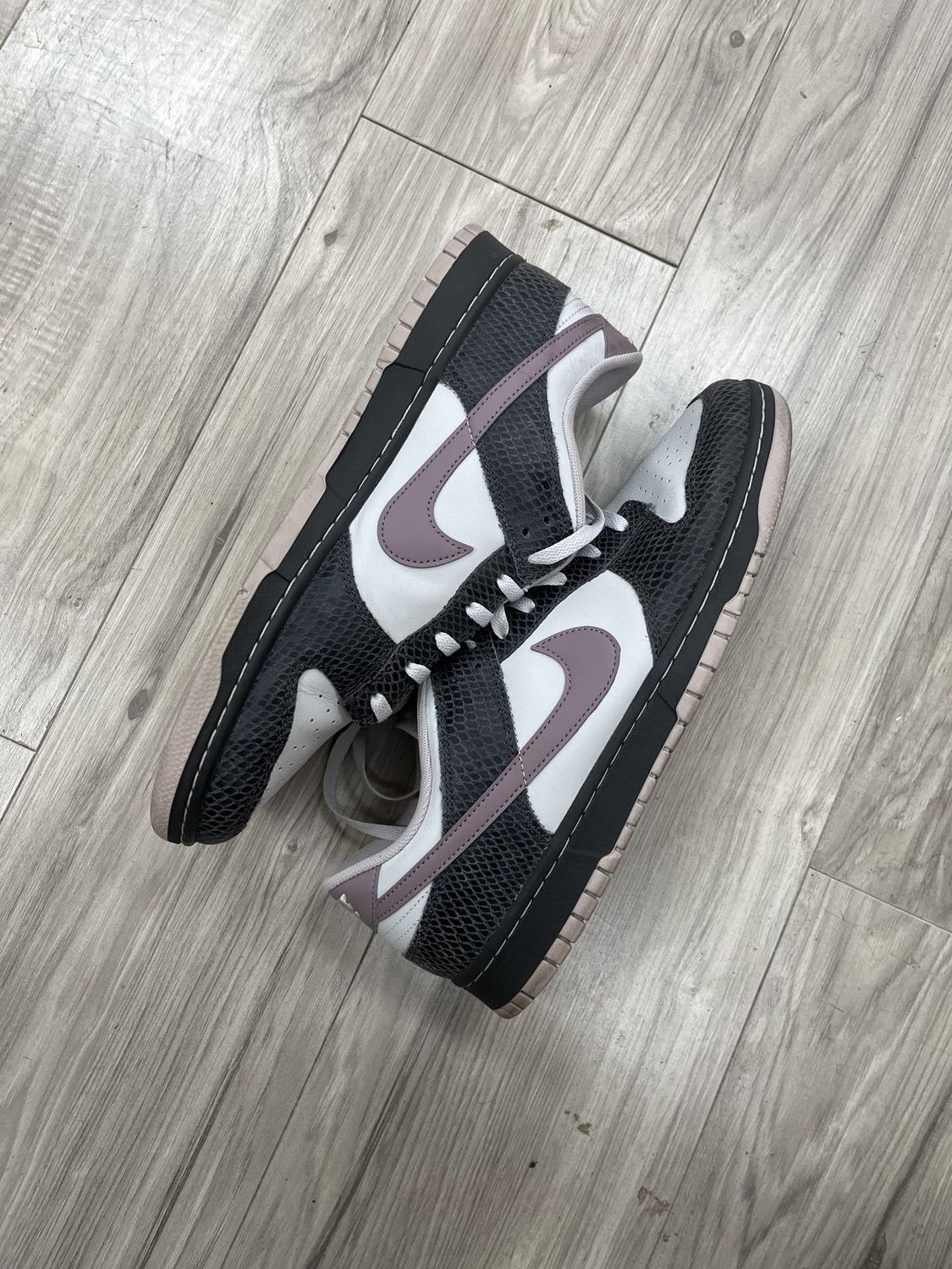 DUNK LOW SNAKESKIN PINK | NO BOX |, USED: 13