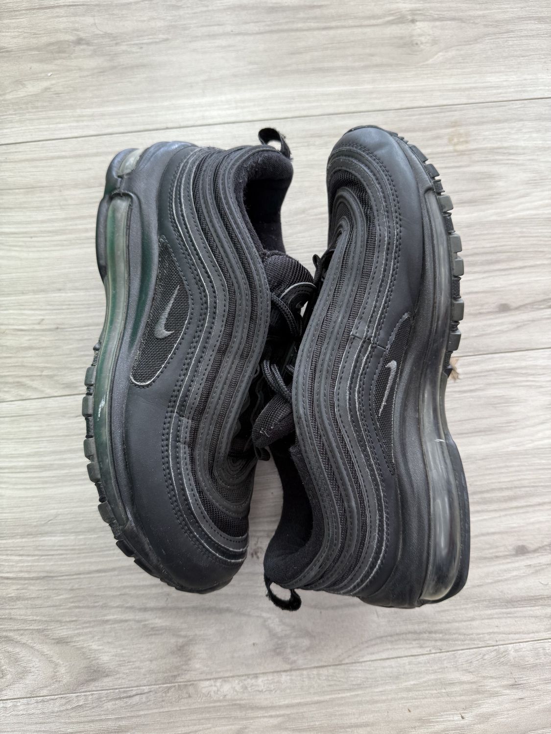 AIR MAX 97 TRIPLE BLACK | NO BOX |, USED: 9