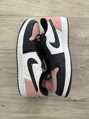 JORDAN 1 LOW BLEACHED CORAL | NEW | NO BOX |