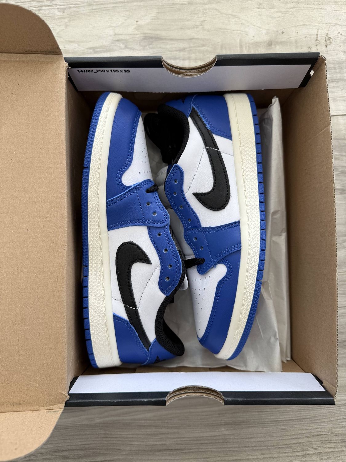 JORDAN 1 LOW GAME ROYAL | NEW |, NEW: 2.5Y