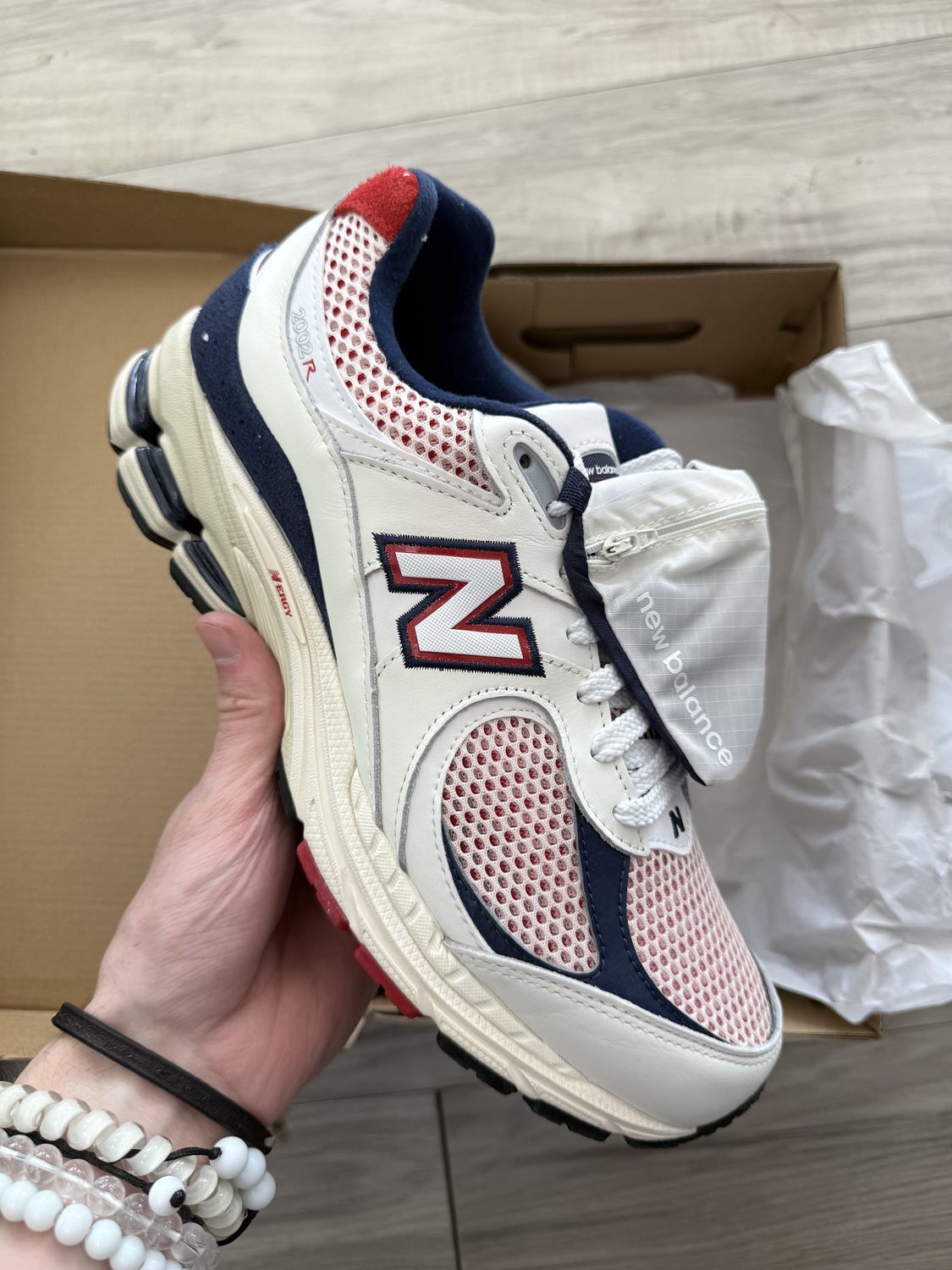 NEW BALANCE 2002R TEAM RED NAVY PUNCH | NEW |, NEW: 9.5
