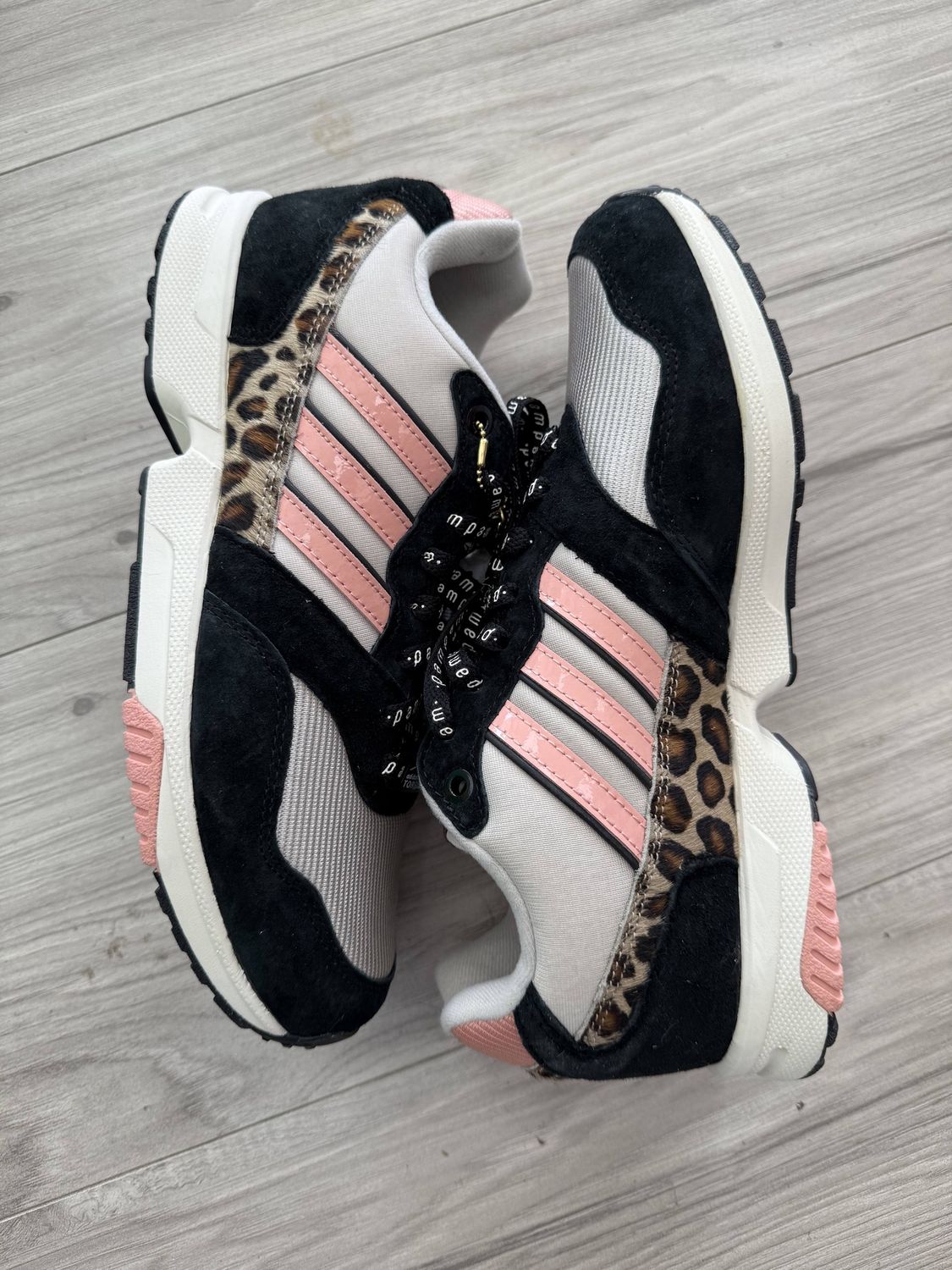 ADIDAS X PAM PAM ZX1000 BLISS TRAC PINK LEAPARD PRINT | NO BOX |, USED: 8.5