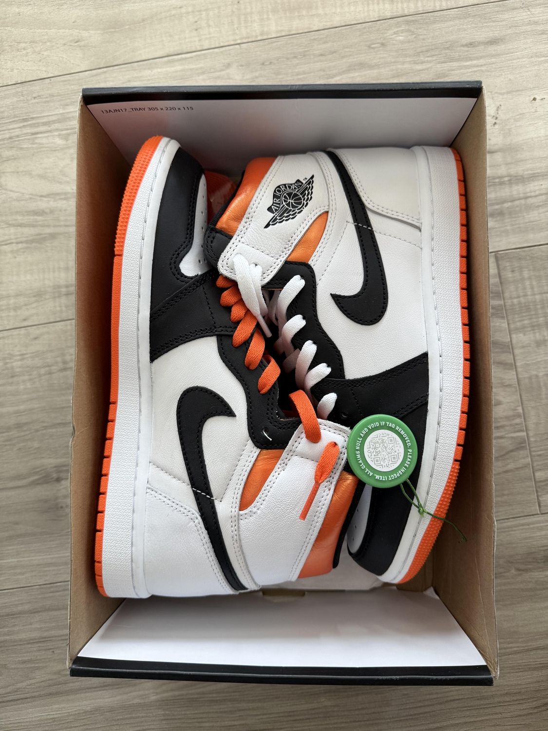 JORDAN 1 ELECTRO, USED: 8