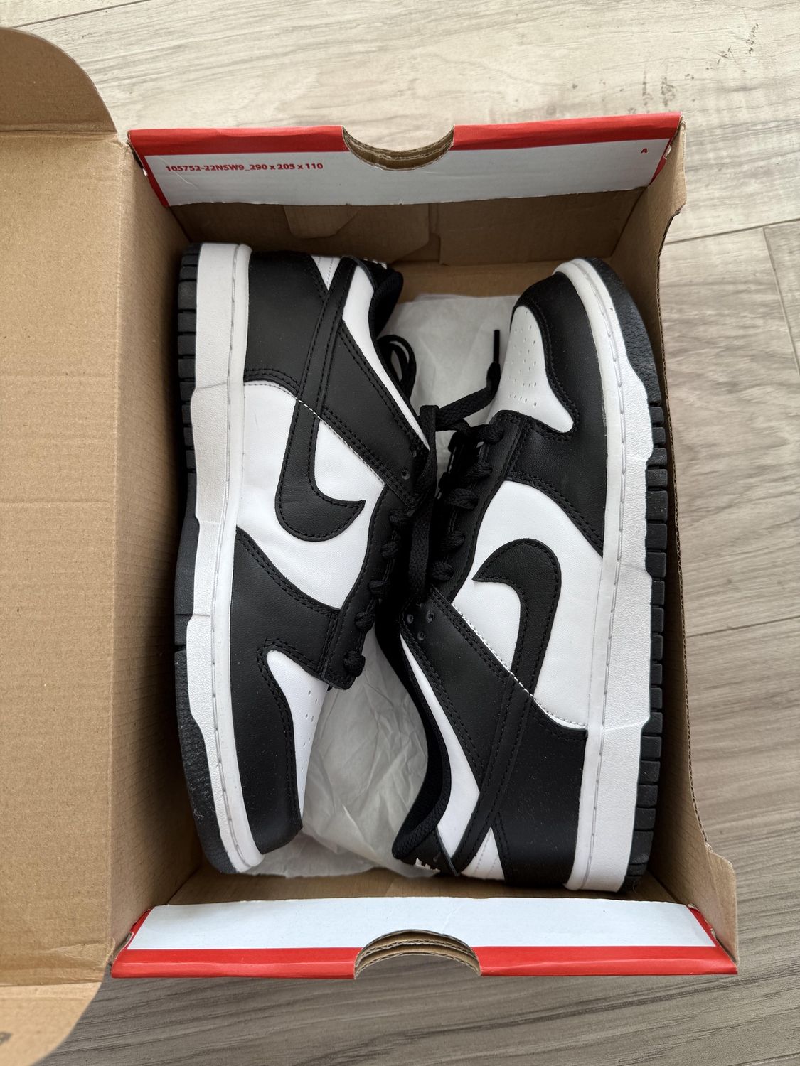 DUNK LOW PANDA, USED: 5