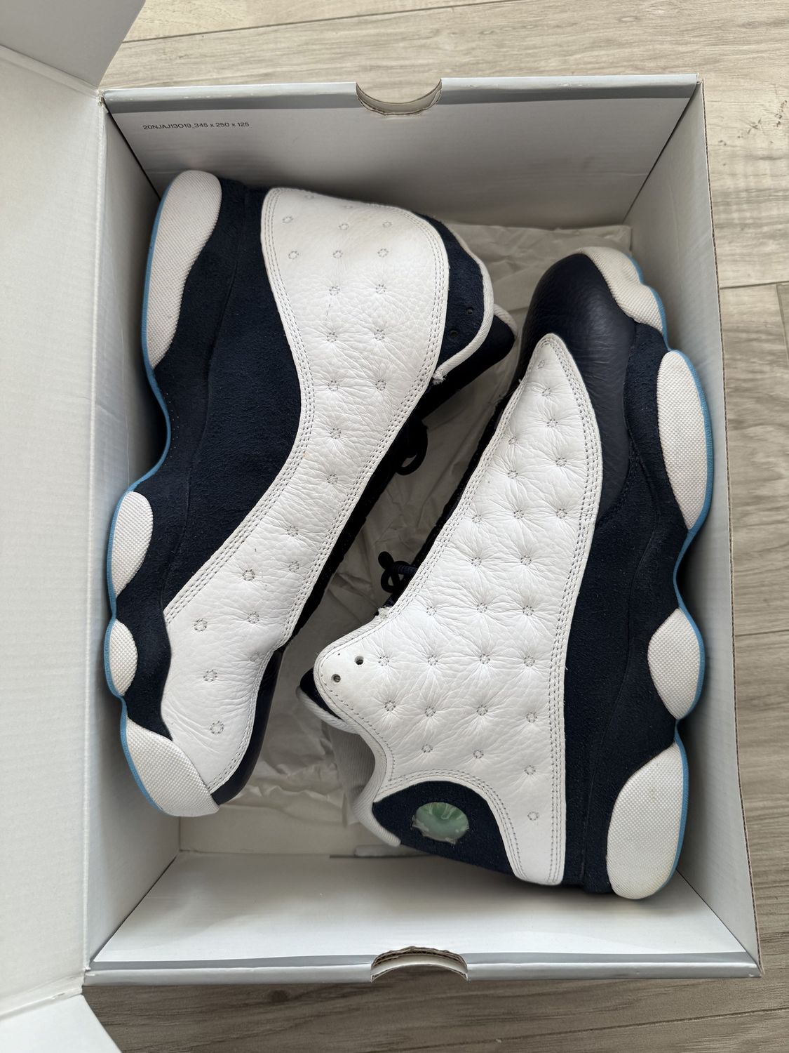 JORDAN 13 OBSIDIAN, USED: 10.5