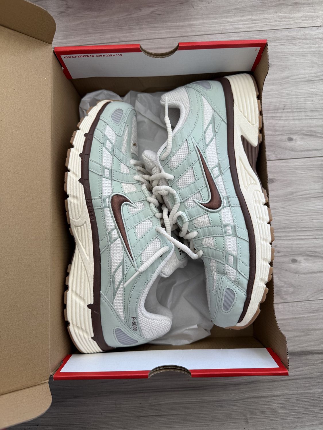 NIKE P6000 MINT CHOC CHIP, USED WITH BOX: 10