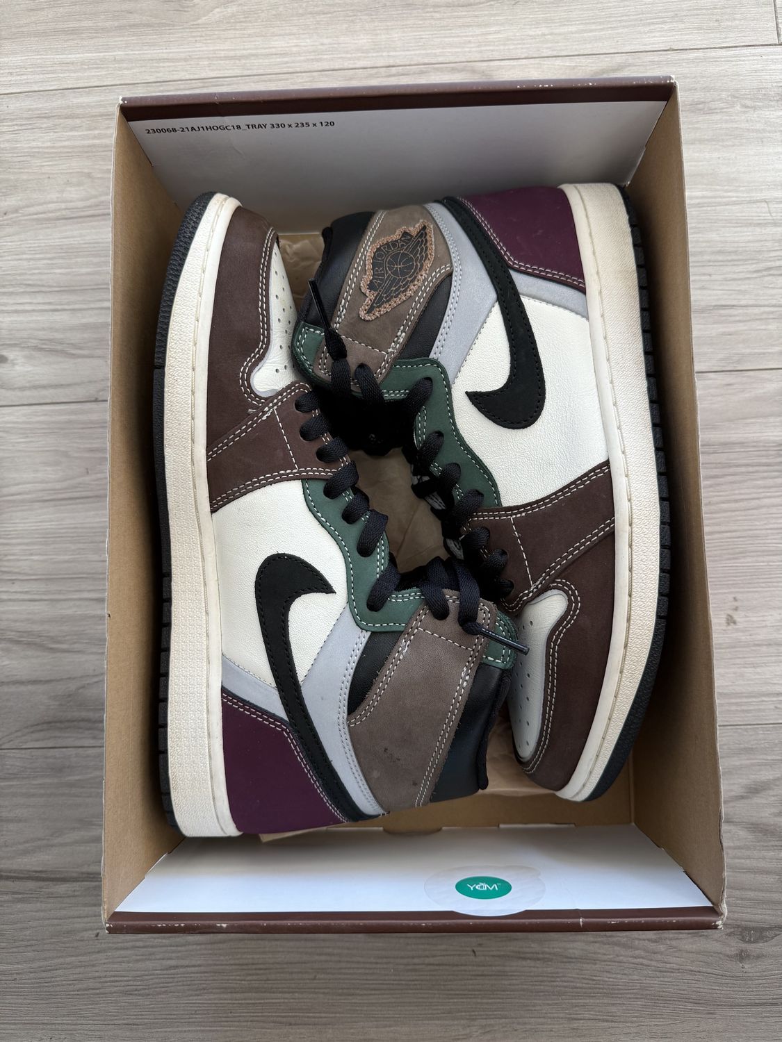 JORDAN 1 HIGH CRAFTED, USED: 10