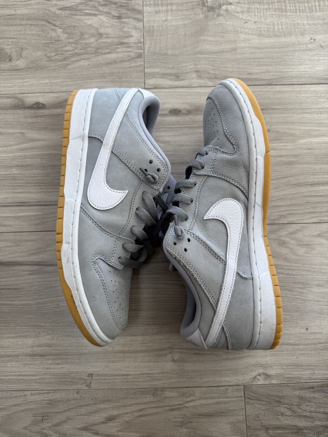 SB DUNK LOW PRO ISO WOLF GREY GUM | NO BOX |, USED: 10