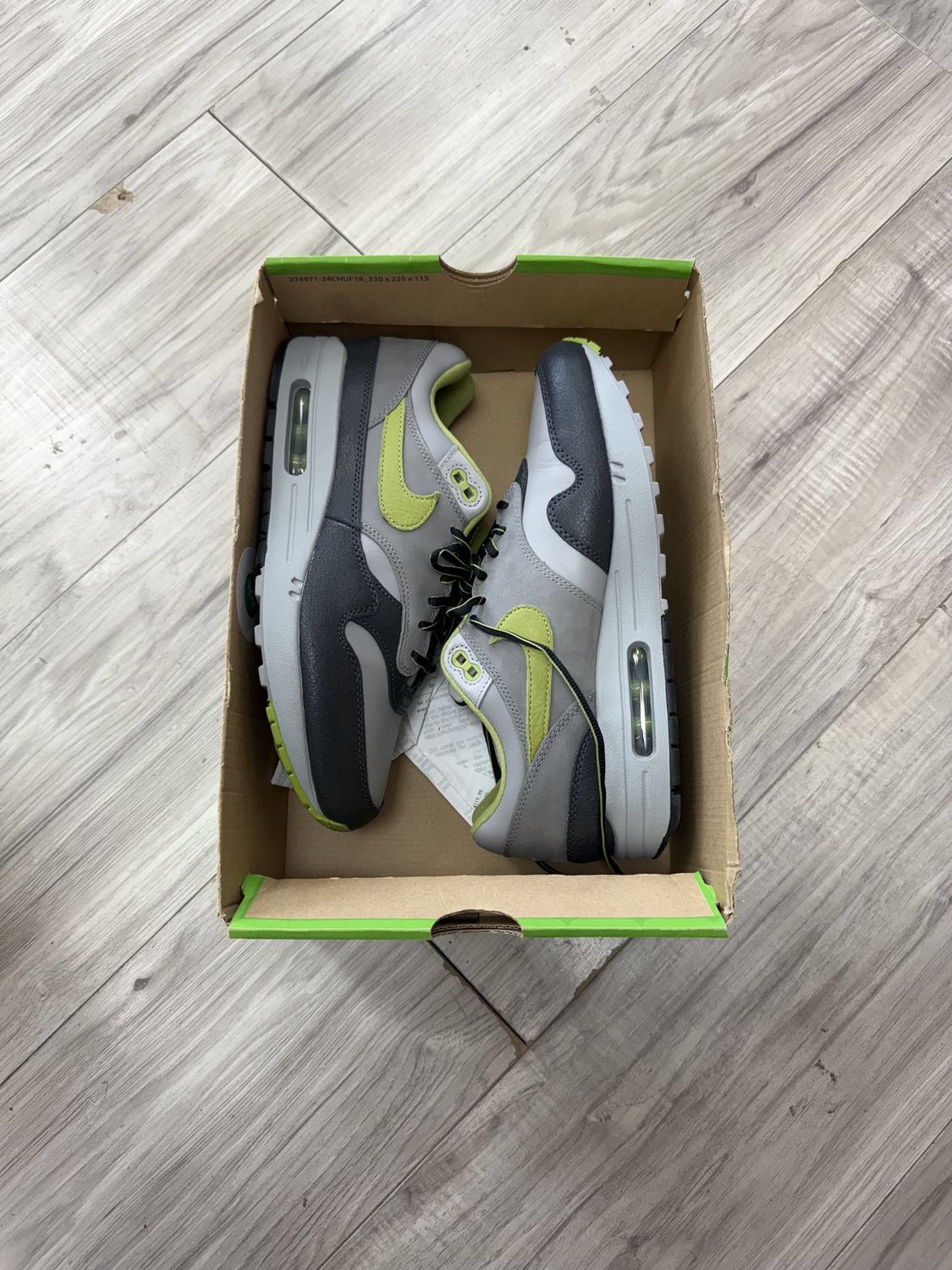 AIR MAX HUF GREY GREEN NO LID