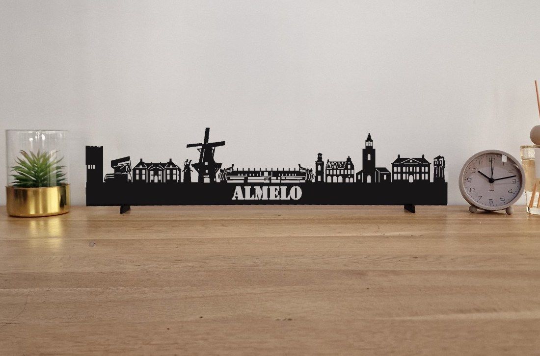 Skyline Almelo – 55 cm | Zwart MDF