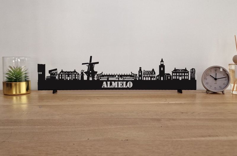 Skyline Almelo – 55 cm | Zwart MDF