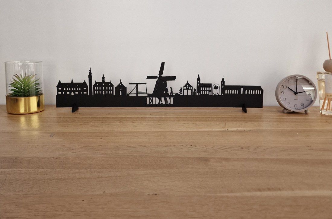 Skyline Edam – 55 cm | Zwart MDF