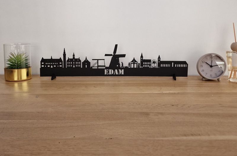 Skyline Edam – 55 cm | Zwart MDF