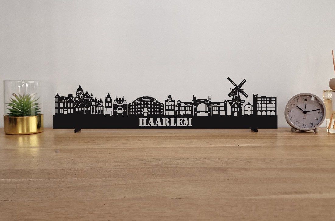 Skyline Haarlem – 55 cm | Zwart MDF