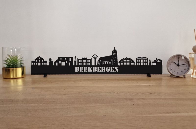 Skyline Beekbergen – 55 cm | Zwart MDF