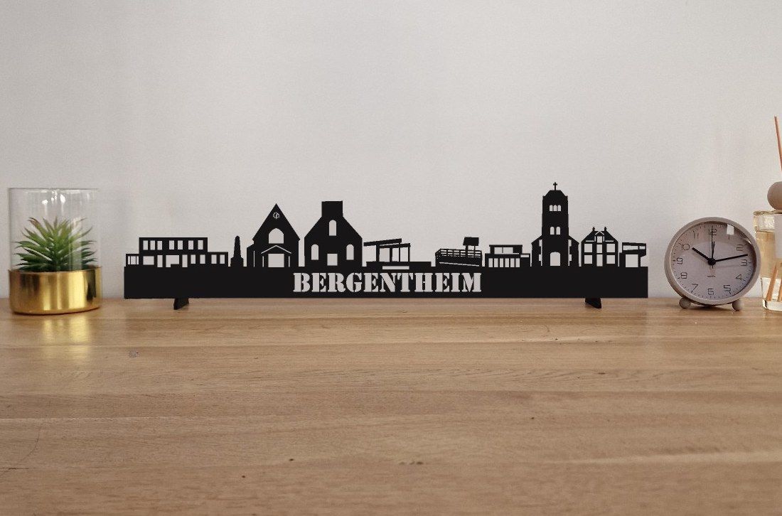 Skyline Bergentheim – 55 cm | Zwart MDF