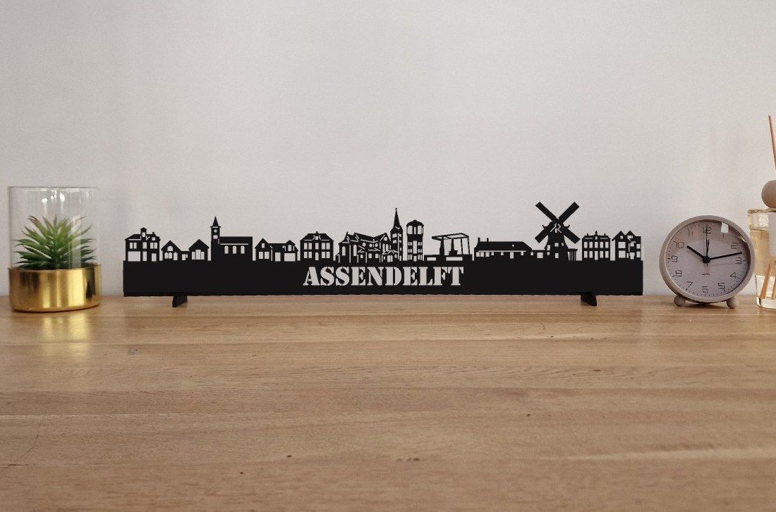 Skyline Assendelft – 55 cm | Zwart MDF