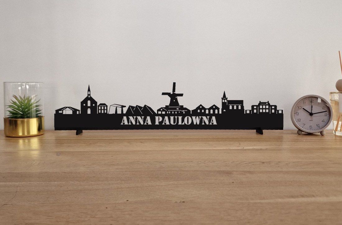 Skyline Anna Paulowna – 55 cm | Zwart MDF