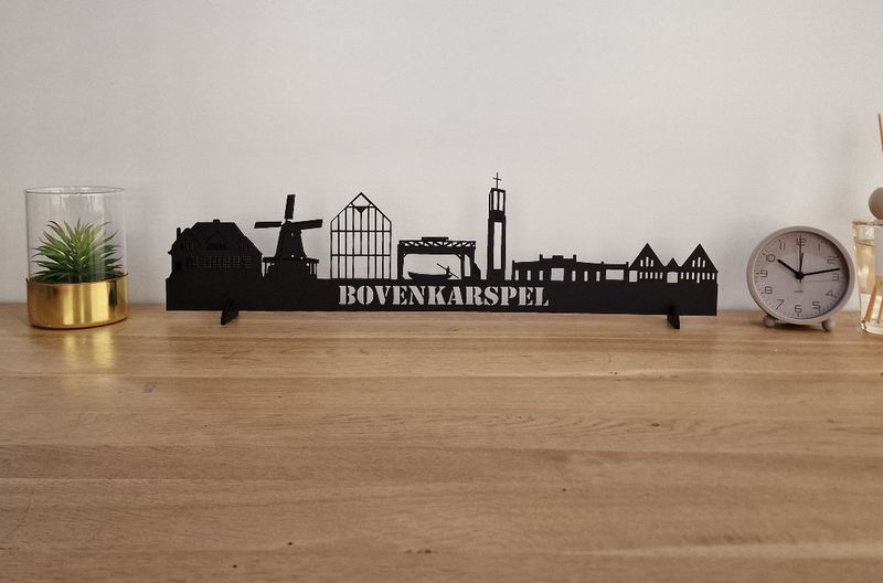 Skyline Bovenkarspel – 55 cm | Zwart MDF