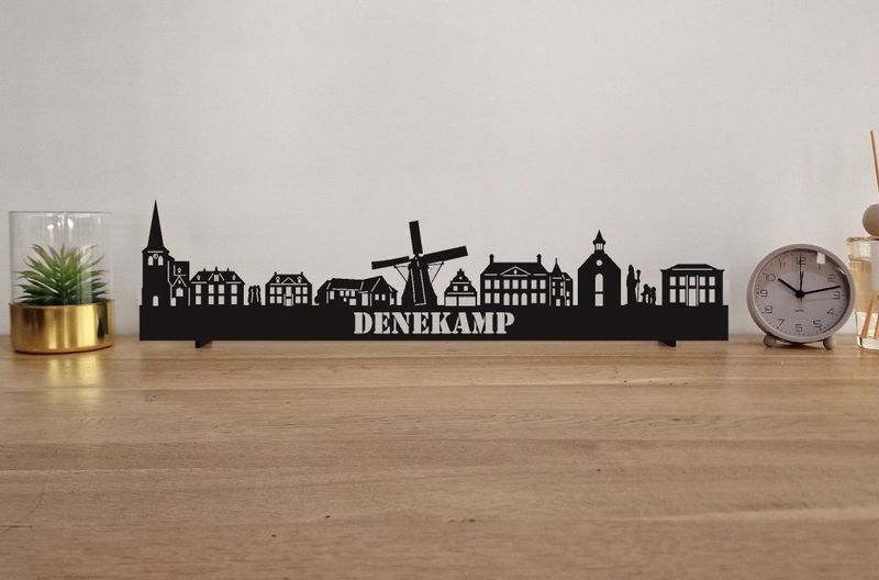 Skyline Denekamp – 55 cm | Zwart MDF