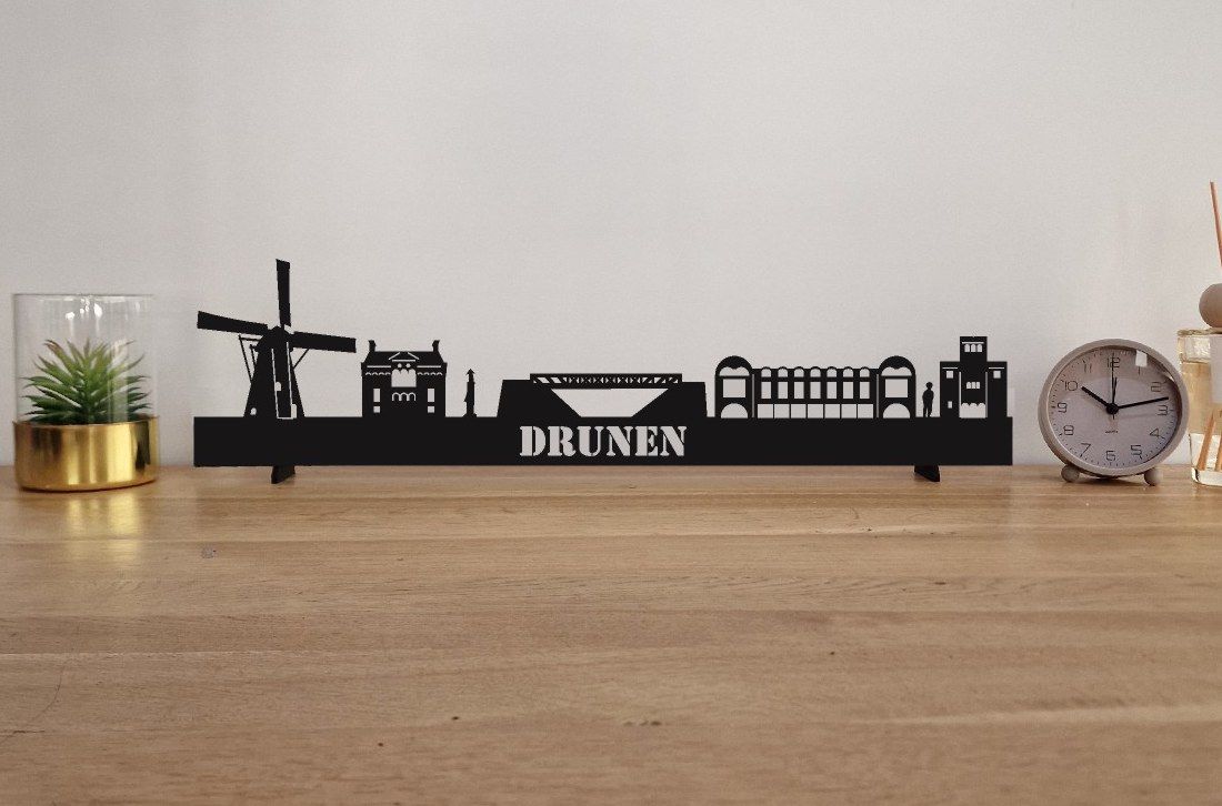 Skyline Drunen – 55 cm | Zwart MDF