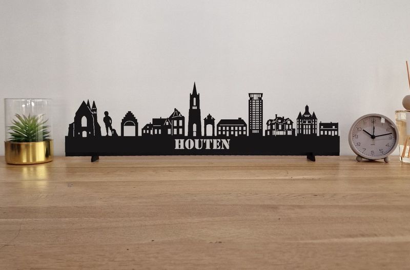 Skyline Houten – 55 cm | Zwart MDF