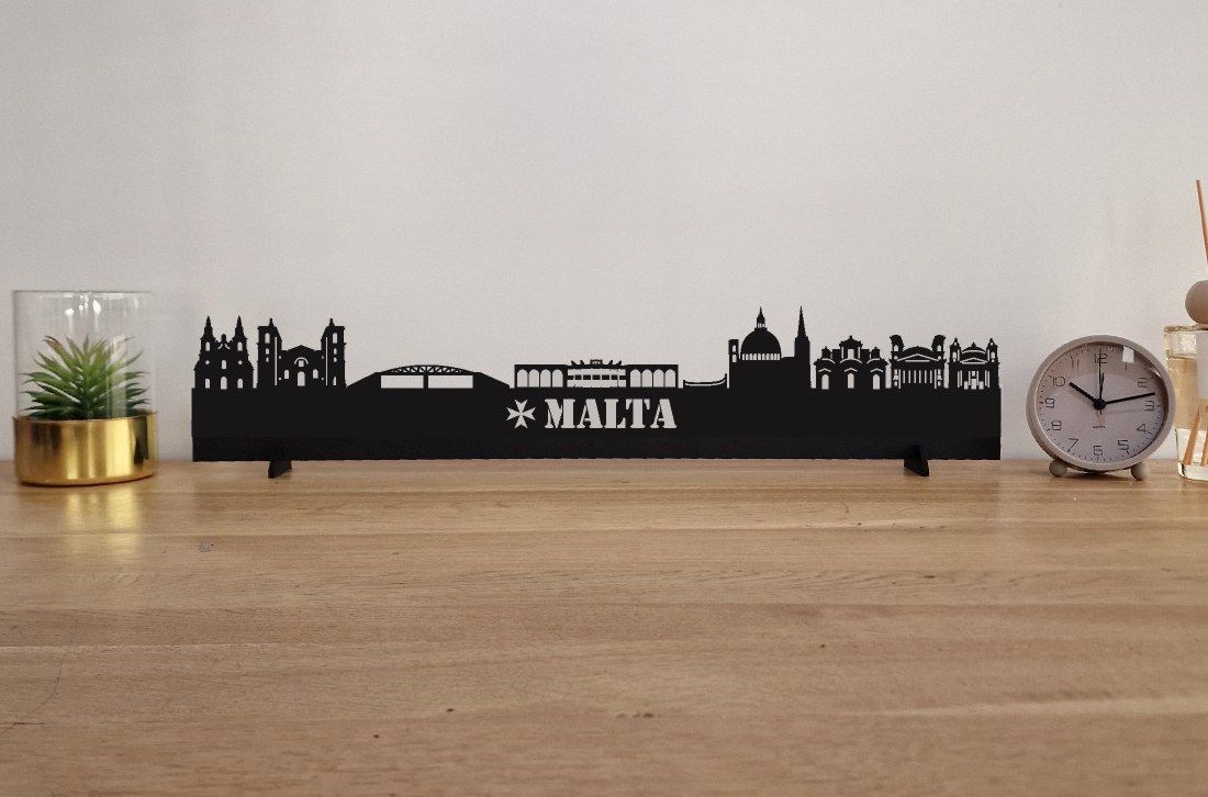 Skyline Malta – 55 cm | Zwart MDF