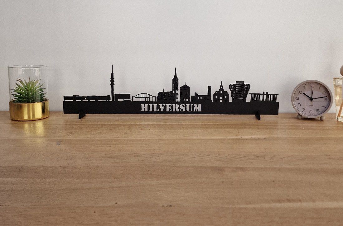 Skyline Hilversum – 55 cm | Zwart MDF