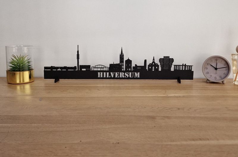 Skyline Hilversum – 55 cm | Zwart MDF