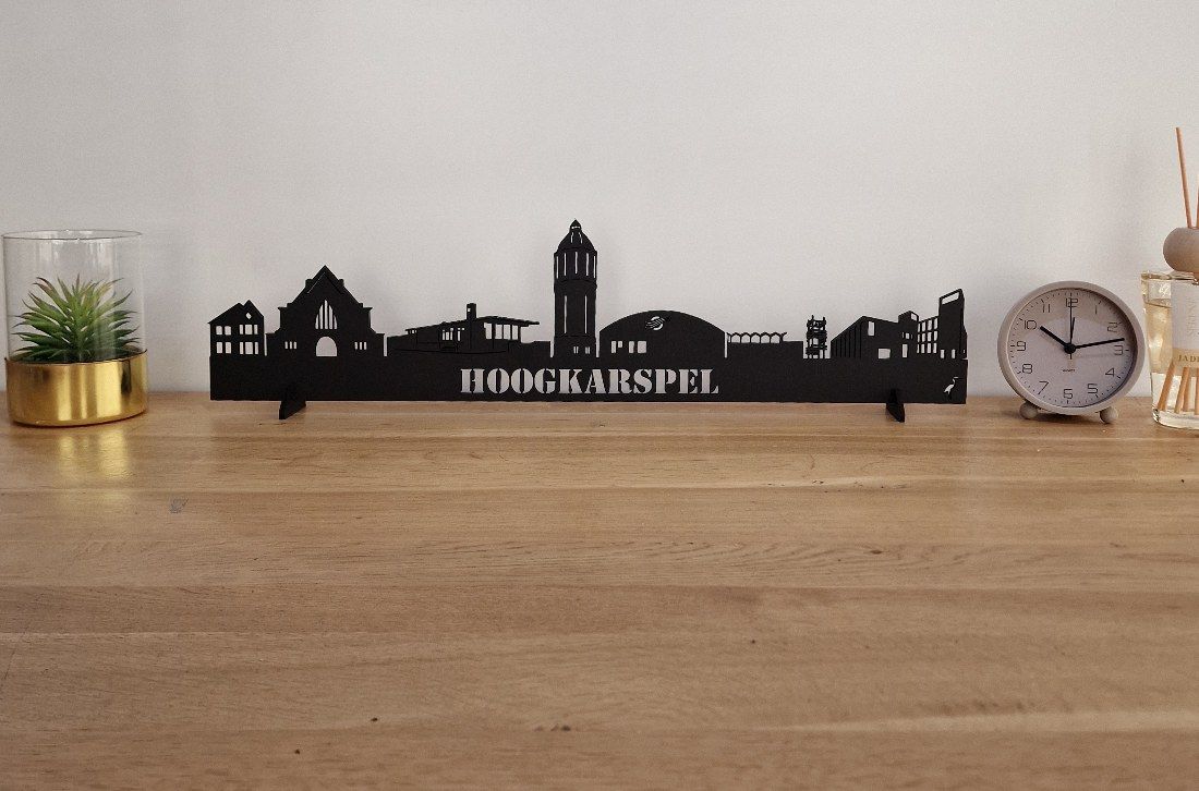 Skyline Hoogkarspel – 55 cm | Zwart MDF
