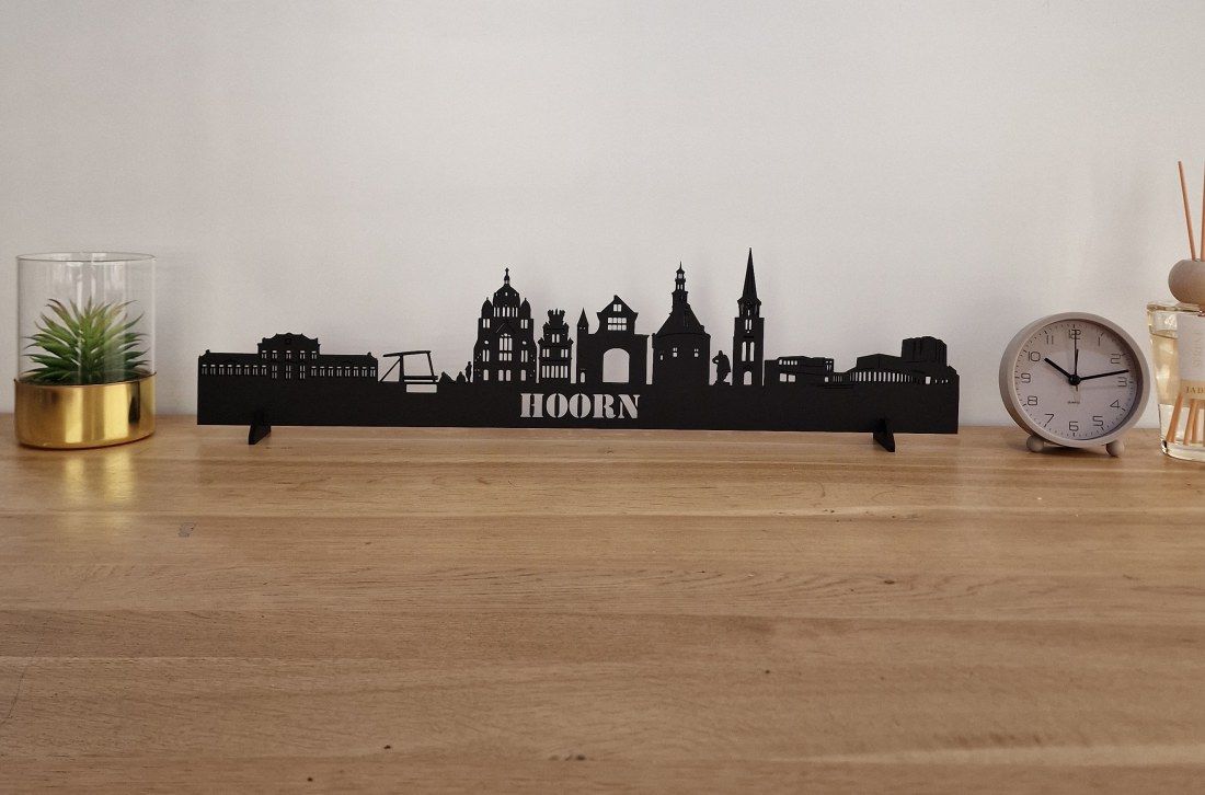 Skyline Hoorn – 55 cm | Zwart MDF