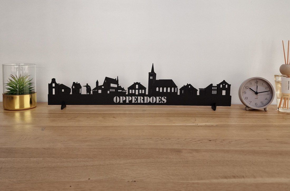 Skyline Opperdoes – 55 cm | Zwart MDF