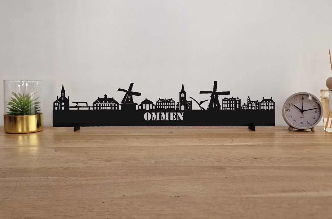 Skyline Ommen – 55 cm | Zwart MDF