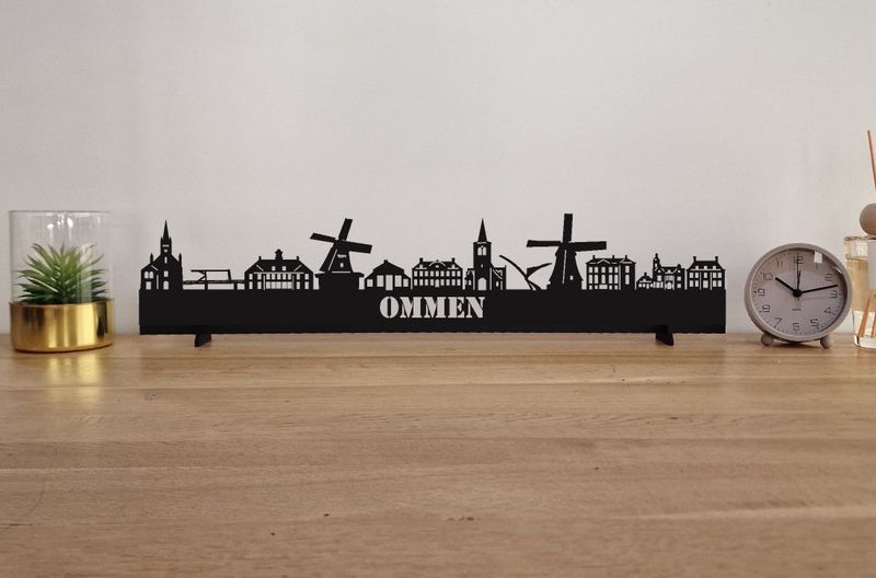 Skyline Ommen – 55 cm | Zwart MDF