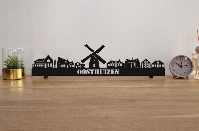 Skyline Oosthuizen – 55 cm | Zwart MDF