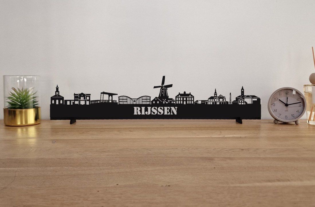 Skyline Rijssen – 55 cm | Zwart MDF