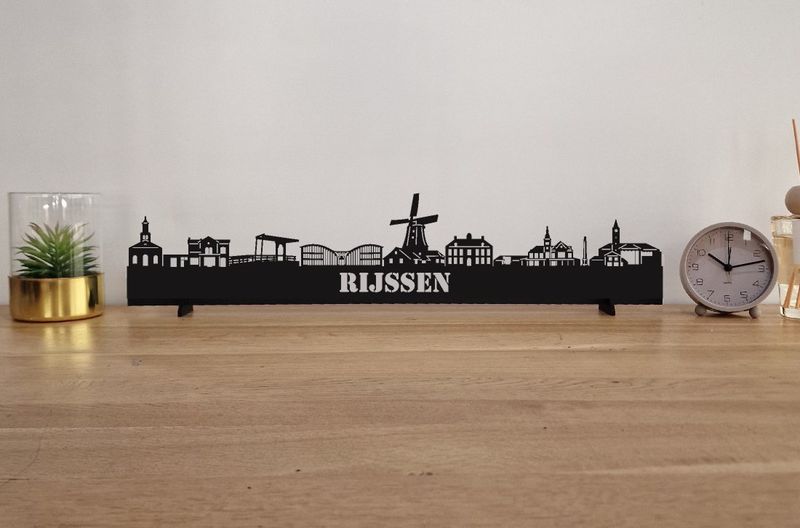 Skyline Rijssen – 55 cm | Zwart MDF