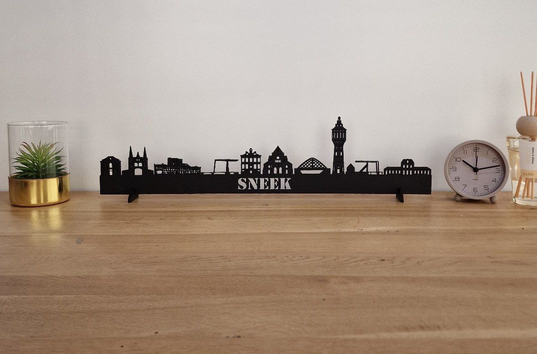 Skyline Sneek – 55 cm | Zwart MDF