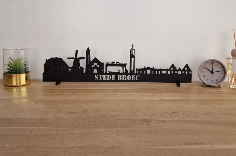 Skyline Stede Broec – 55 cm | Zwart MDF