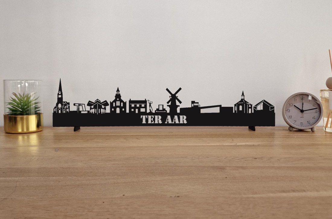 Skyline Ter Aar – 55 cm | Zwart MDF