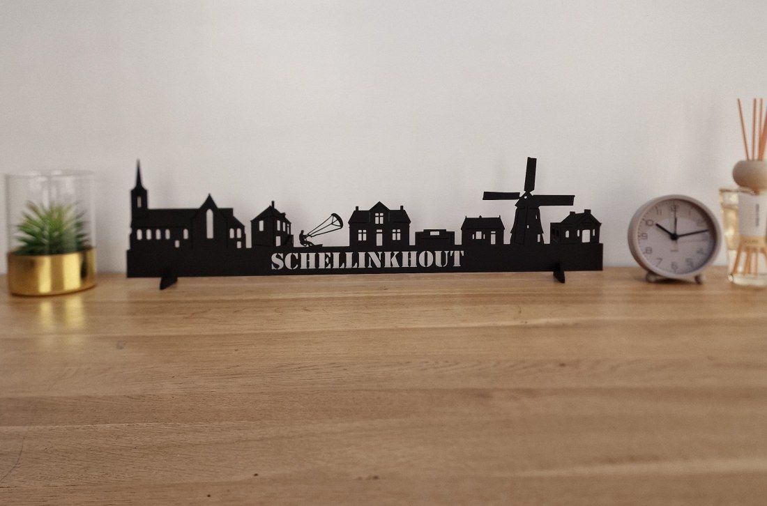 Skyline Schellinkhout – 55 cm | Zwart MDF