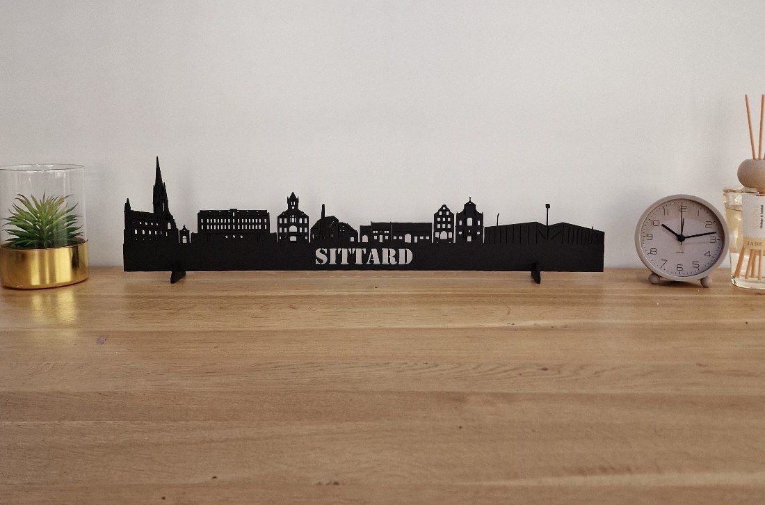 Skyline Sittard – 55 cm | Zwart MDF