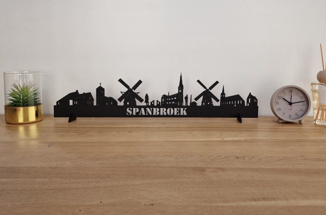 Skyline Spanbroek – 55 cm | Zwart MDF