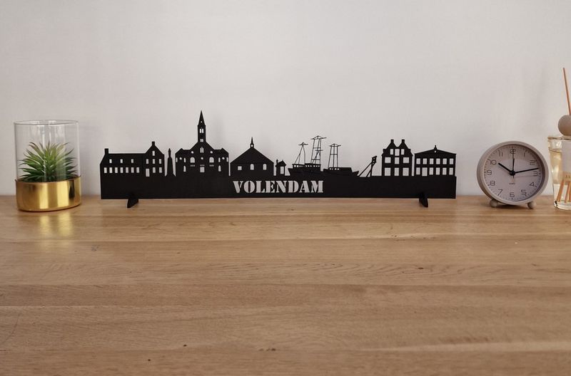 Skyline Volendam – 55 cm | Zwart MDF